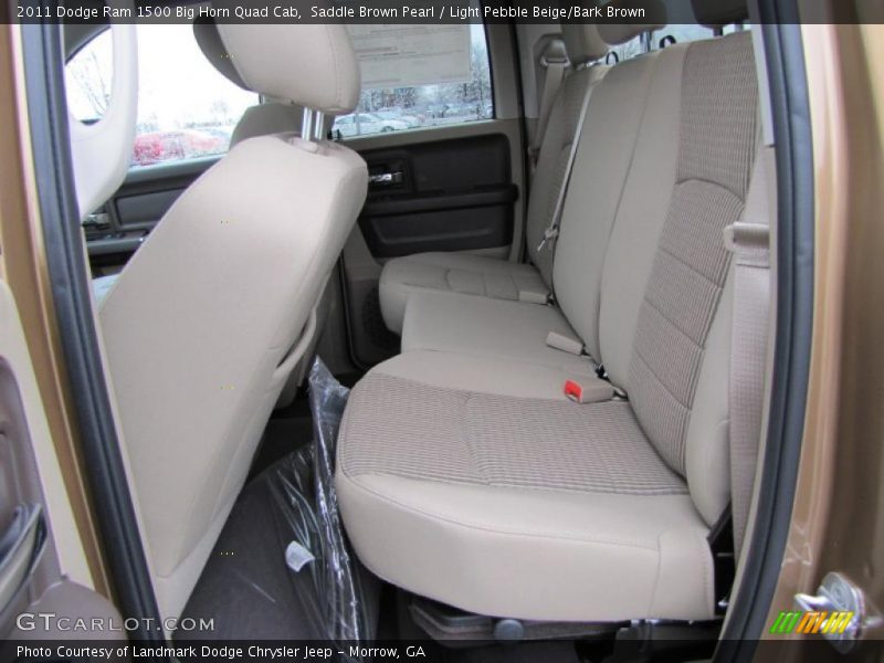 Saddle Brown Pearl / Light Pebble Beige/Bark Brown 2011 Dodge Ram 1500 Big Horn Quad Cab