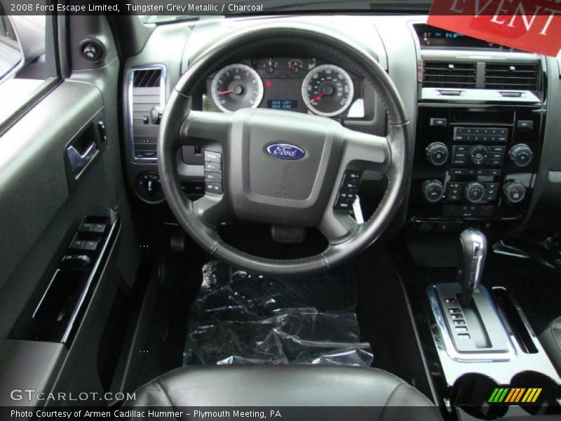 Tungsten Grey Metallic / Charcoal 2008 Ford Escape Limited