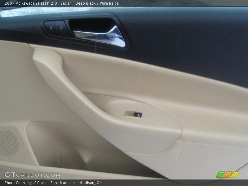 Deep Black / Pure Beige 2007 Volkswagen Passat 2.0T Sedan