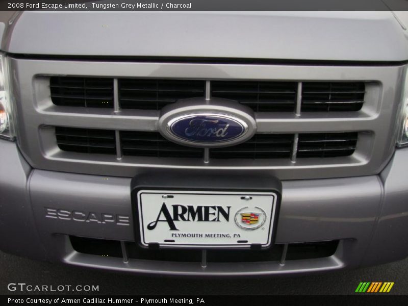 Tungsten Grey Metallic / Charcoal 2008 Ford Escape Limited