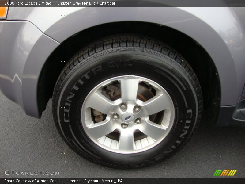 Tungsten Grey Metallic / Charcoal 2008 Ford Escape Limited