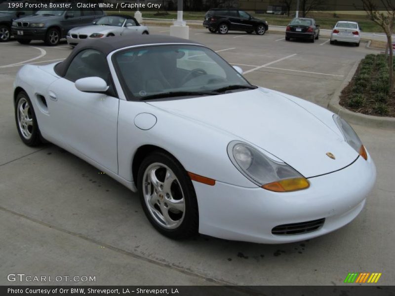 Glacier White / Graphite Grey 1998 Porsche Boxster