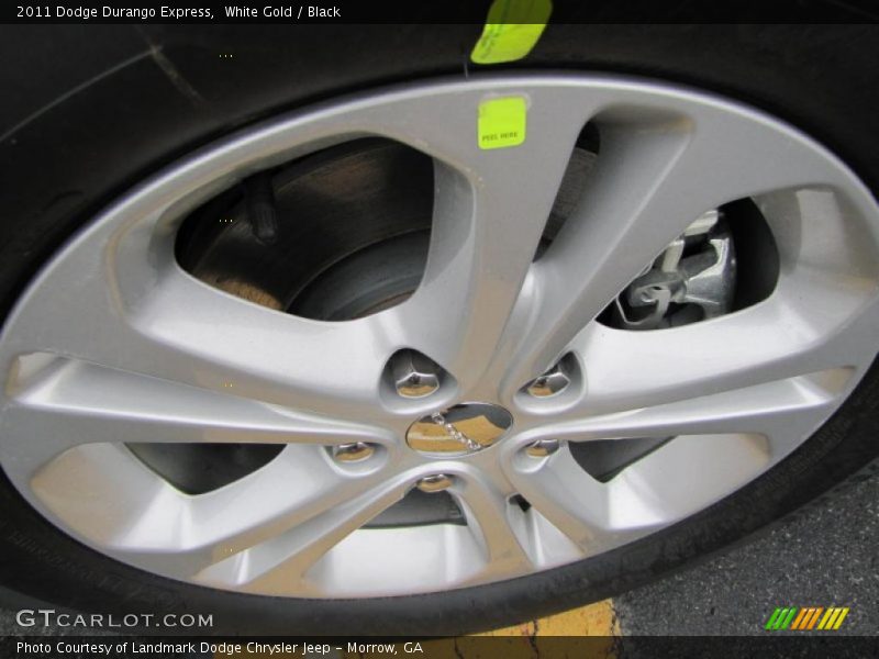 White Gold / Black 2011 Dodge Durango Express