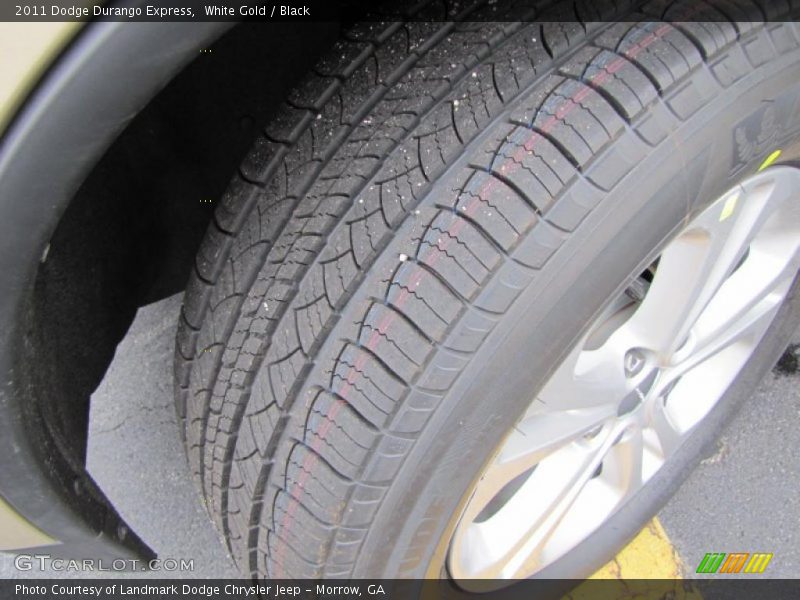 White Gold / Black 2011 Dodge Durango Express