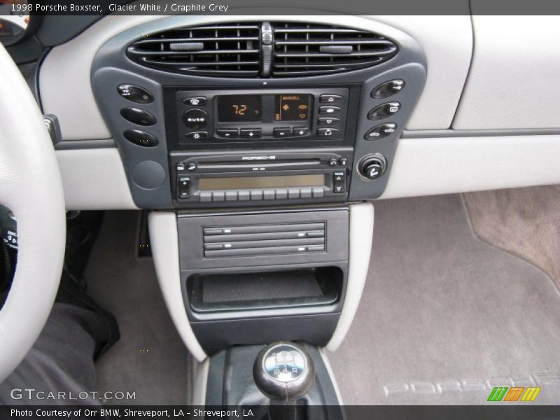 Controls of 1998 Boxster 