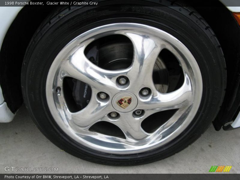 Glacier White / Graphite Grey 1998 Porsche Boxster