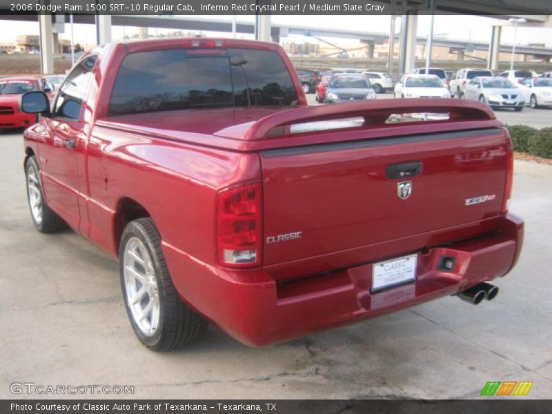  2006 Ram 1500 SRT-10 Regular Cab Inferno Red Crystal Pearl