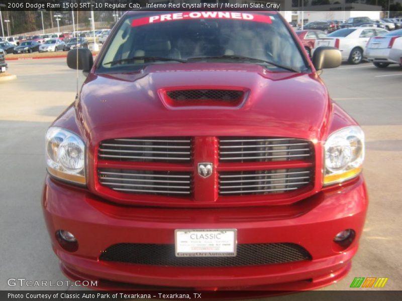 Inferno Red Crystal Pearl / Medium Slate Gray 2006 Dodge Ram 1500 SRT-10 Regular Cab