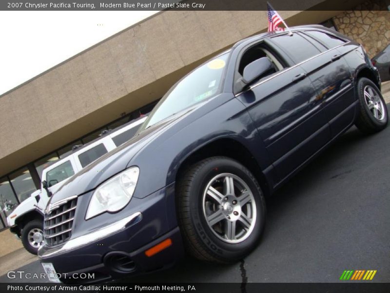 Modern Blue Pearl / Pastel Slate Gray 2007 Chrysler Pacifica Touring