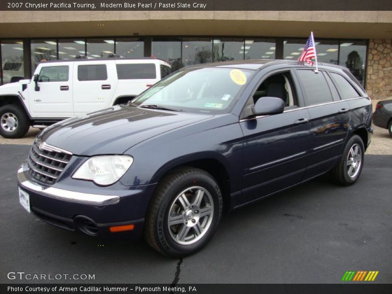 Modern Blue Pearl / Pastel Slate Gray 2007 Chrysler Pacifica Touring