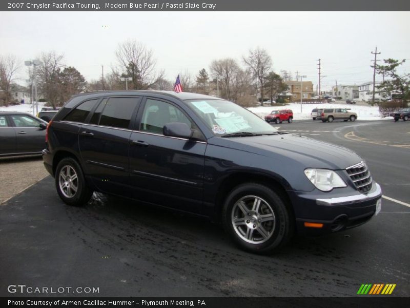 Modern Blue Pearl / Pastel Slate Gray 2007 Chrysler Pacifica Touring