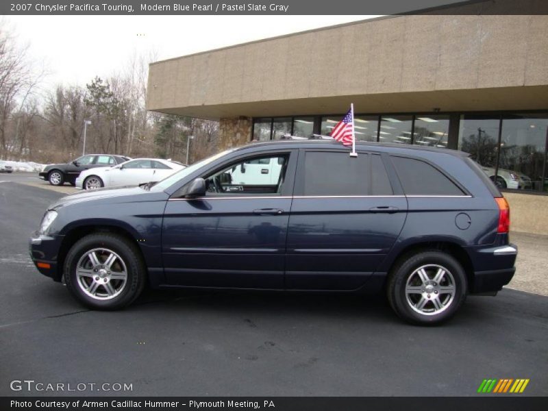 Modern Blue Pearl / Pastel Slate Gray 2007 Chrysler Pacifica Touring