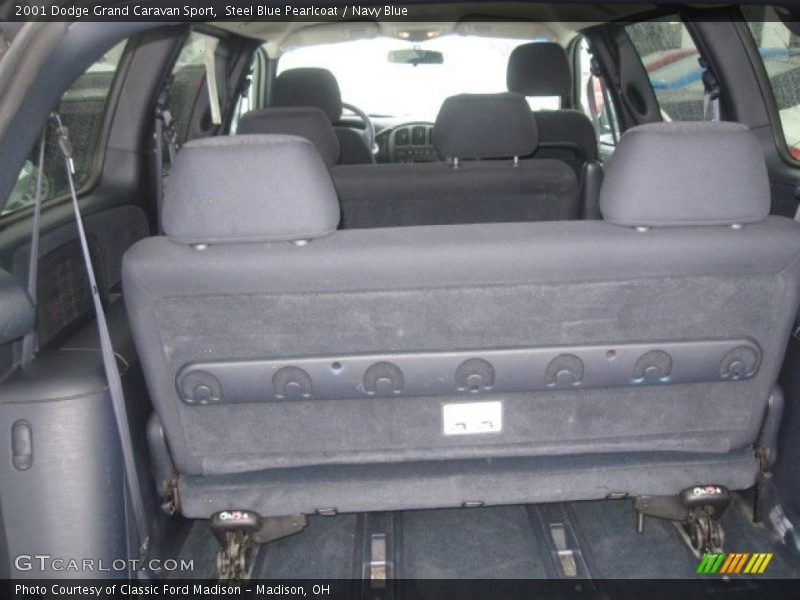 Steel Blue Pearlcoat / Navy Blue 2001 Dodge Grand Caravan Sport