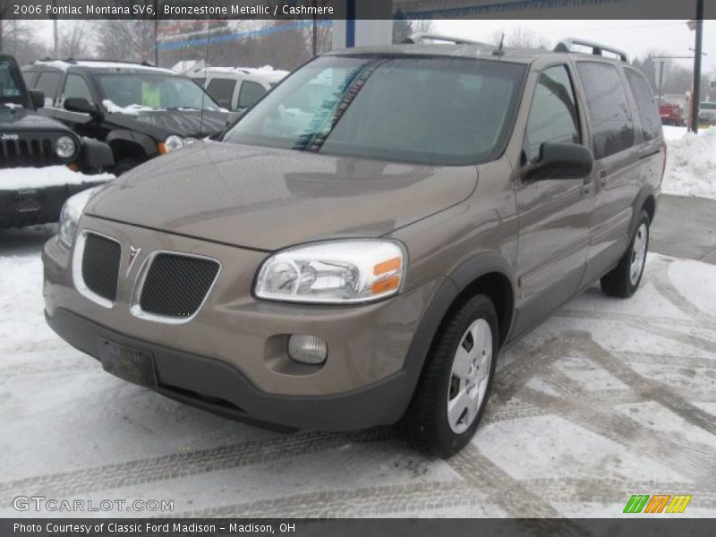 Bronzestone Metallic / Cashmere 2006 Pontiac Montana SV6