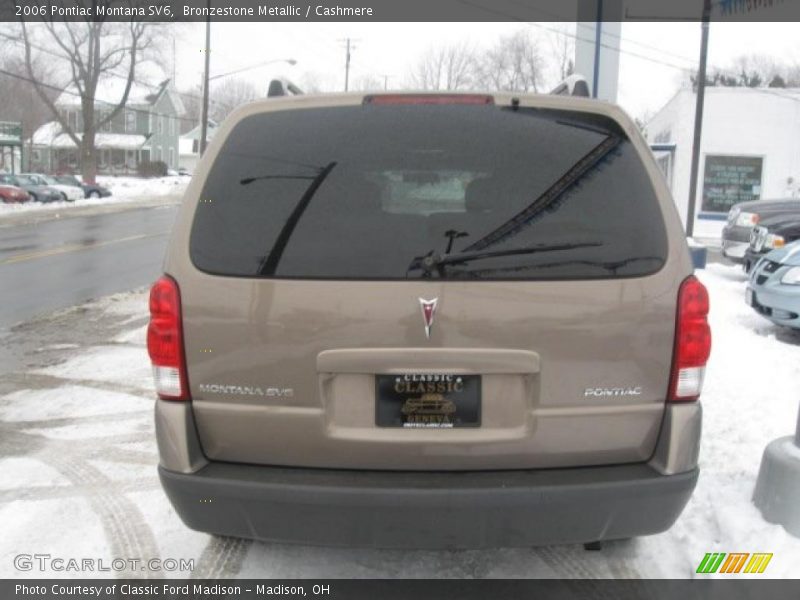 Bronzestone Metallic / Cashmere 2006 Pontiac Montana SV6