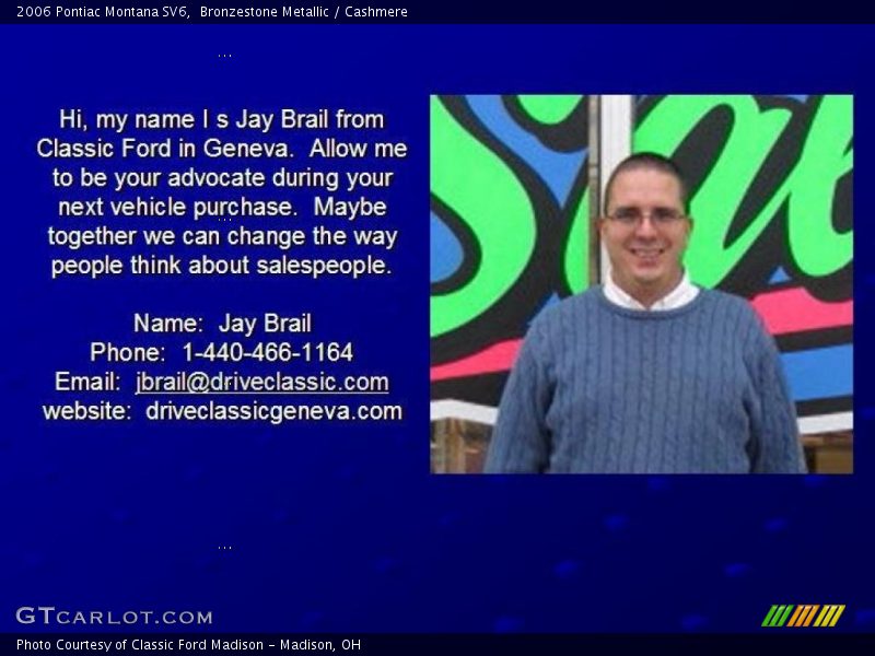 Bronzestone Metallic / Cashmere 2006 Pontiac Montana SV6