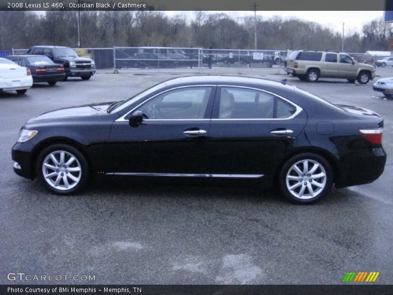 Obsidian Black / Cashmere 2008 Lexus LS 460