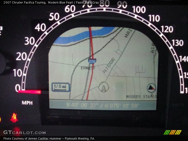 Modern Blue Pearl / Pastel Slate Gray 2007 Chrysler Pacifica Touring