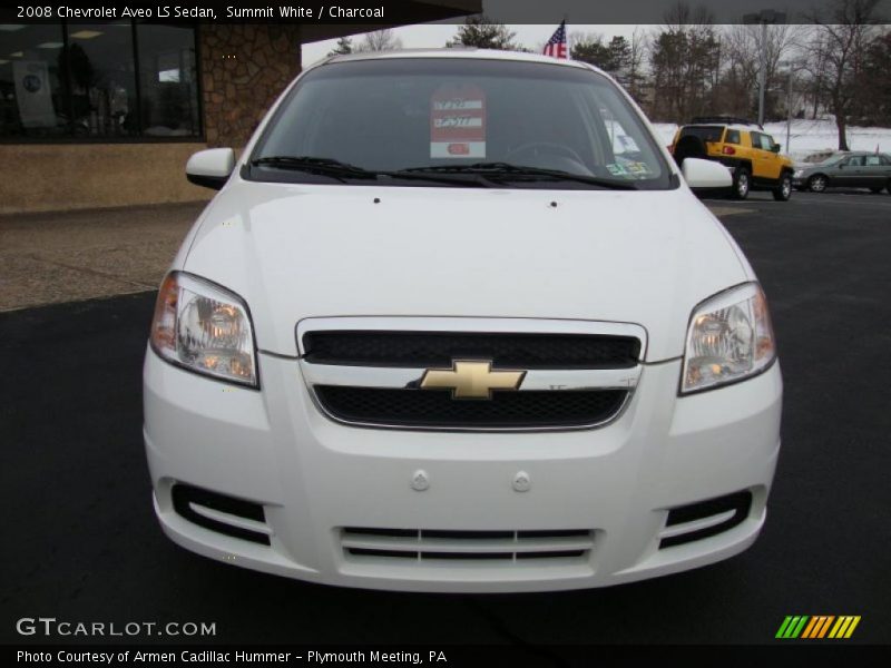 Summit White / Charcoal 2008 Chevrolet Aveo LS Sedan