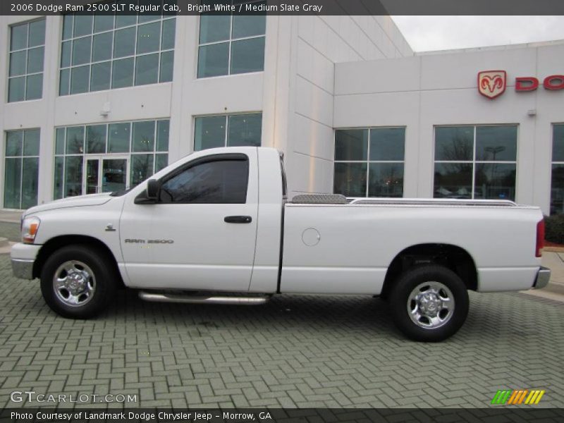 Bright White / Medium Slate Gray 2006 Dodge Ram 2500 SLT Regular Cab