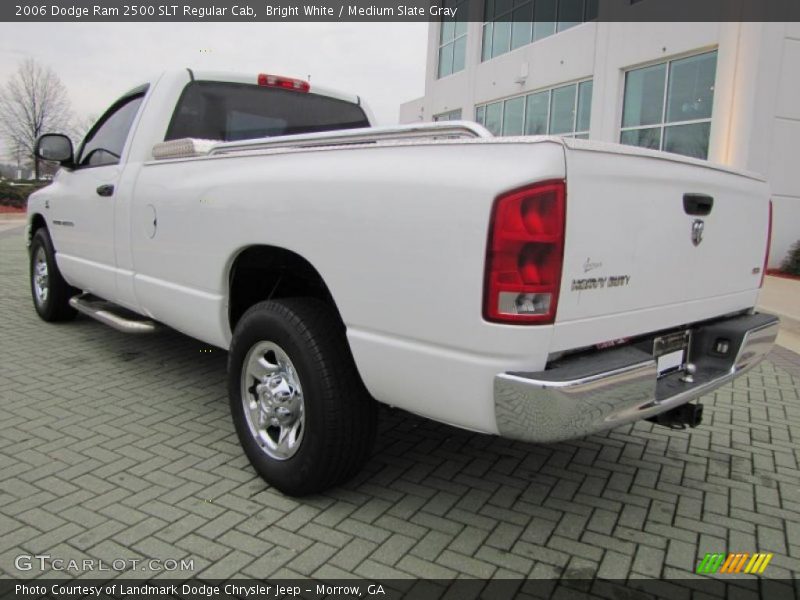 Bright White / Medium Slate Gray 2006 Dodge Ram 2500 SLT Regular Cab