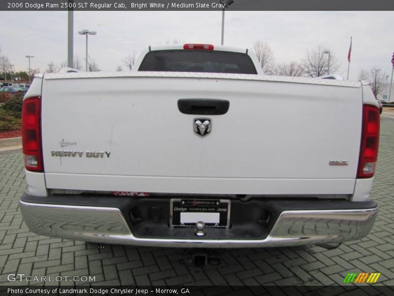 Bright White / Medium Slate Gray 2006 Dodge Ram 2500 SLT Regular Cab