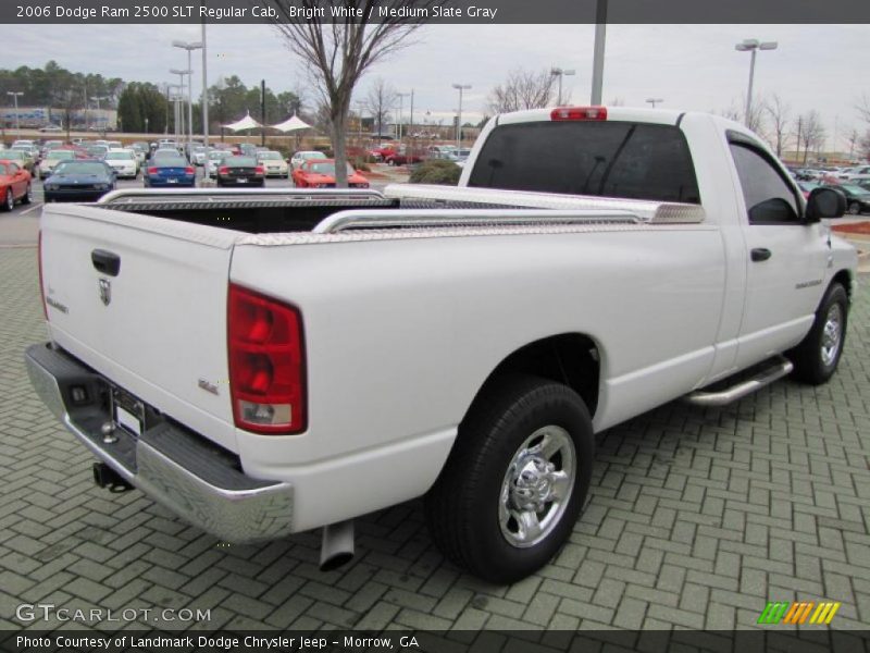 Bright White / Medium Slate Gray 2006 Dodge Ram 2500 SLT Regular Cab