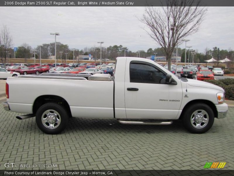 Bright White / Medium Slate Gray 2006 Dodge Ram 2500 SLT Regular Cab