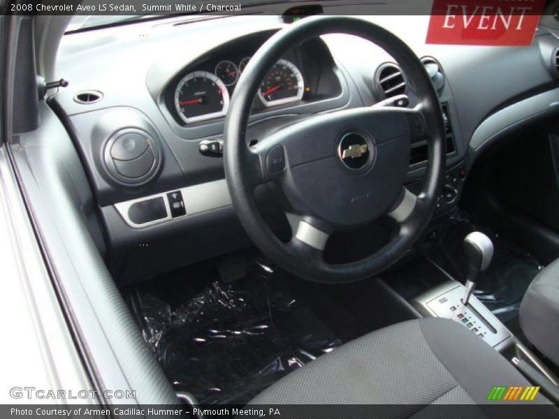 Summit White / Charcoal 2008 Chevrolet Aveo LS Sedan