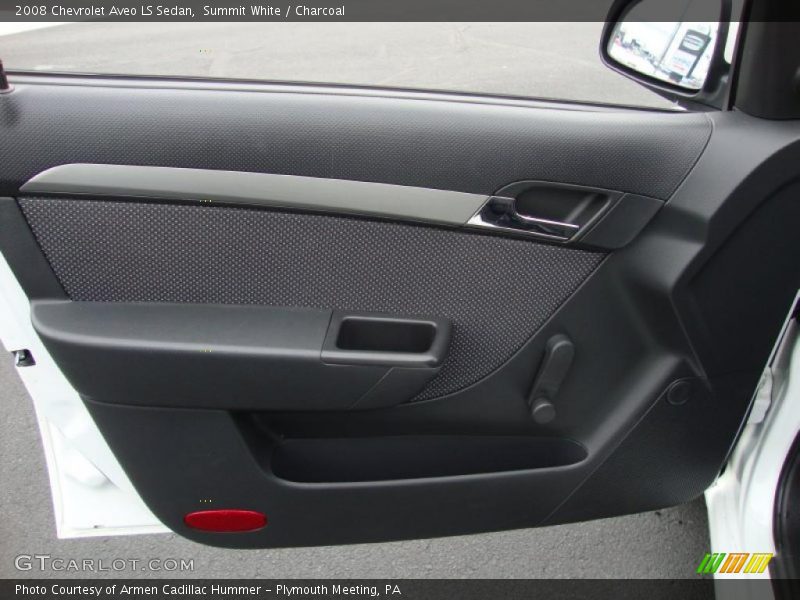 Summit White / Charcoal 2008 Chevrolet Aveo LS Sedan