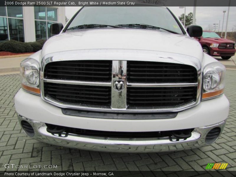 Bright White / Medium Slate Gray 2006 Dodge Ram 2500 SLT Regular Cab