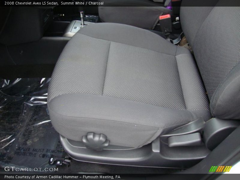 Summit White / Charcoal 2008 Chevrolet Aveo LS Sedan
