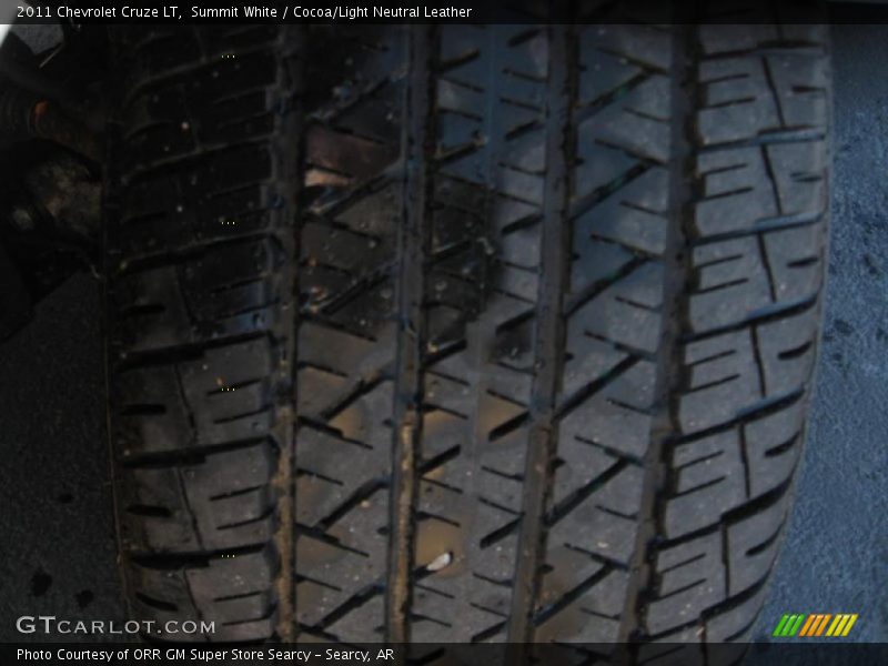 Summit White / Cocoa/Light Neutral Leather 2011 Chevrolet Cruze LT