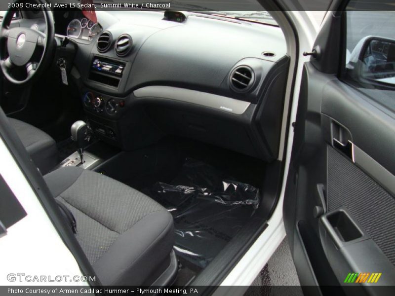 Summit White / Charcoal 2008 Chevrolet Aveo LS Sedan