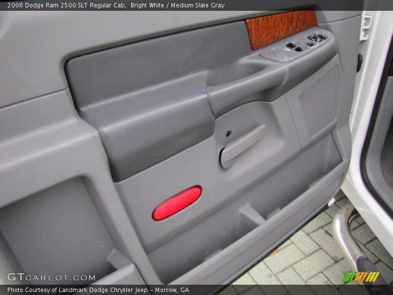 Bright White / Medium Slate Gray 2006 Dodge Ram 2500 SLT Regular Cab