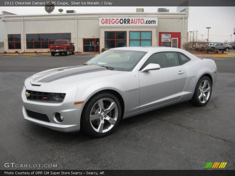 Silver Ice Metallic / Gray 2011 Chevrolet Camaro SS/RS Coupe