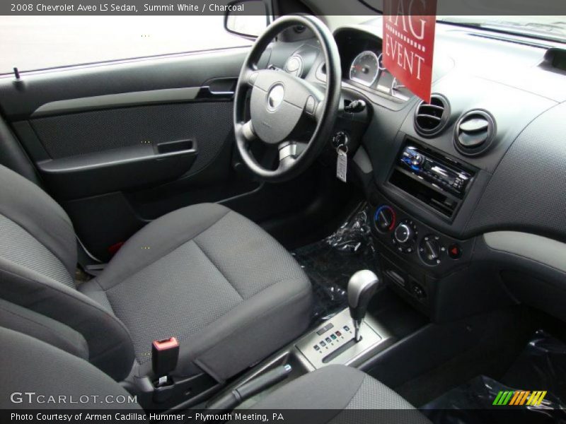 Summit White / Charcoal 2008 Chevrolet Aveo LS Sedan