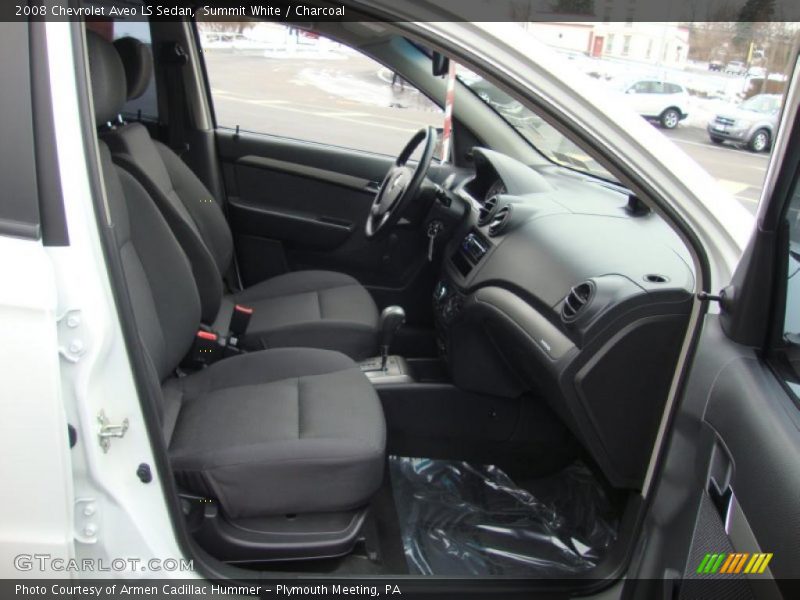 Summit White / Charcoal 2008 Chevrolet Aveo LS Sedan