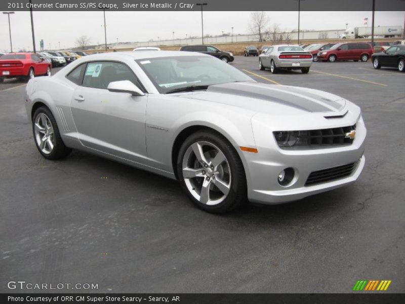 Silver Ice Metallic / Gray 2011 Chevrolet Camaro SS/RS Coupe