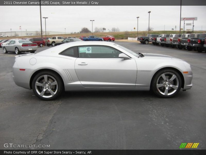 Silver Ice Metallic / Gray 2011 Chevrolet Camaro SS/RS Coupe