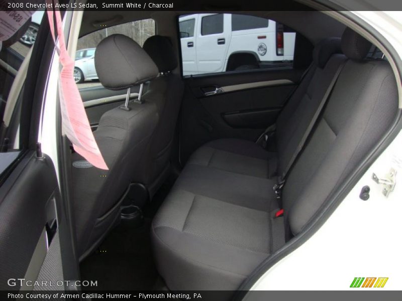 Summit White / Charcoal 2008 Chevrolet Aveo LS Sedan