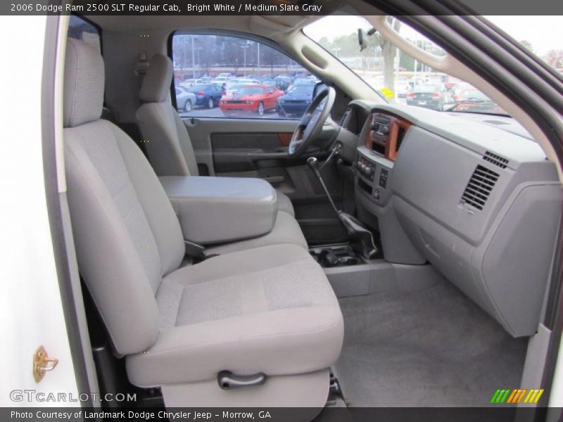 Bright White / Medium Slate Gray 2006 Dodge Ram 2500 SLT Regular Cab