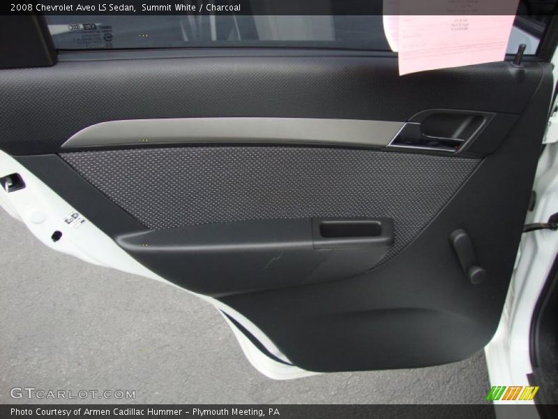 Summit White / Charcoal 2008 Chevrolet Aveo LS Sedan