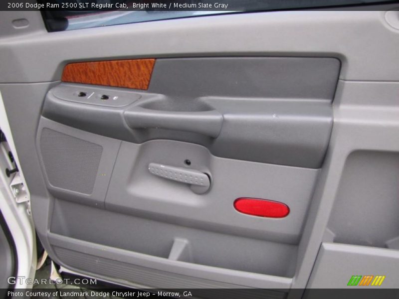 Bright White / Medium Slate Gray 2006 Dodge Ram 2500 SLT Regular Cab