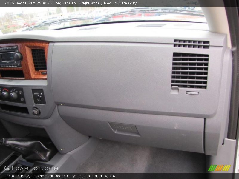 Bright White / Medium Slate Gray 2006 Dodge Ram 2500 SLT Regular Cab