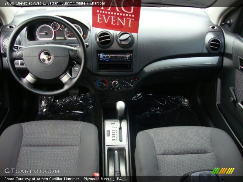 Summit White / Charcoal 2008 Chevrolet Aveo LS Sedan
