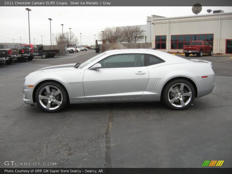 Silver Ice Metallic / Gray 2011 Chevrolet Camaro SS/RS Coupe