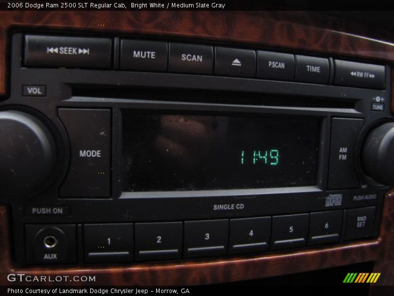 Bright White / Medium Slate Gray 2006 Dodge Ram 2500 SLT Regular Cab