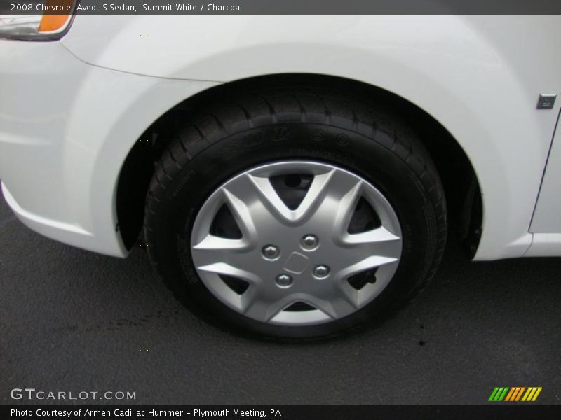 Summit White / Charcoal 2008 Chevrolet Aveo LS Sedan