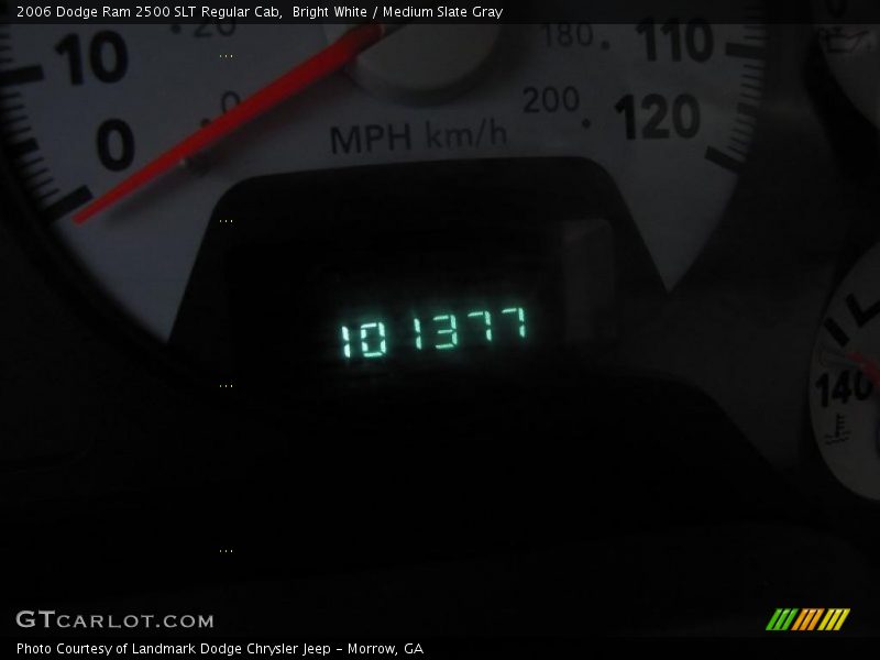 Bright White / Medium Slate Gray 2006 Dodge Ram 2500 SLT Regular Cab